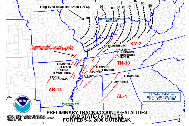 2008 Super Tuesday tornado outbreak Wikipedia