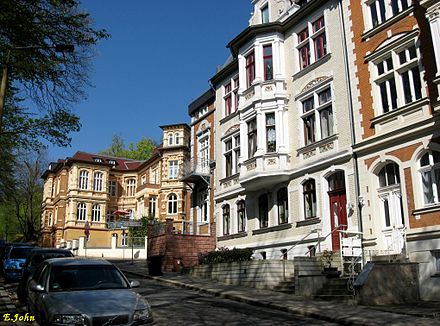 Some Gründerzeit architecture in the northern mansion district