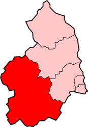 District de Tynedale - Carte