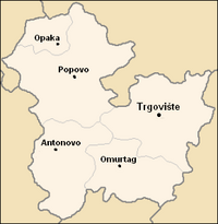 Targovišťská Oblast: Administrativní dělení, Obyvatelstvo, Odkazy