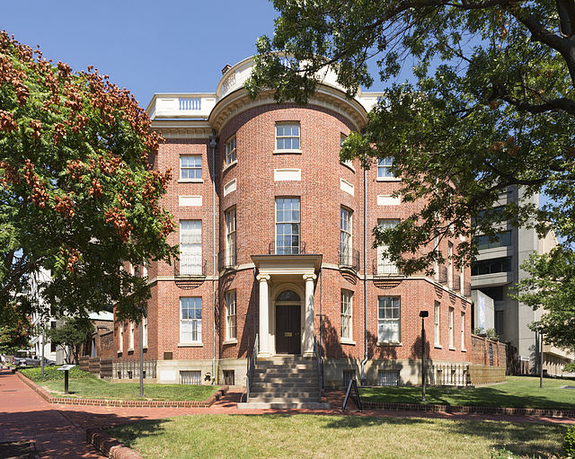 The Octagon House in Washington, D.C., built in 1799 and owned by the American Institute of Architects