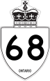 Highway 68 marker