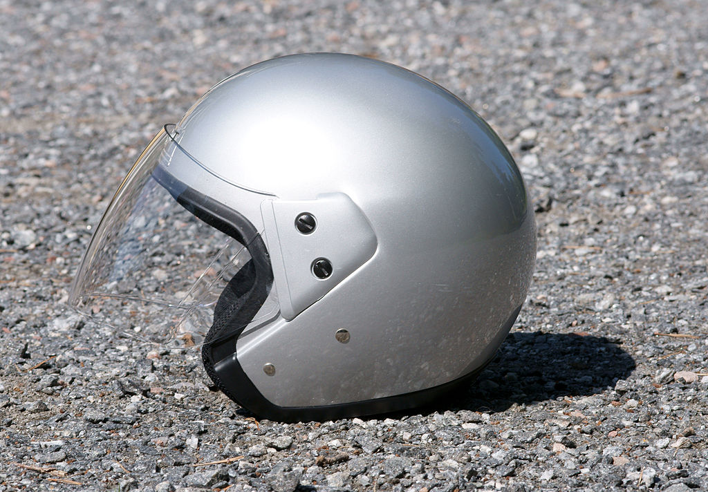 Open-face helmet