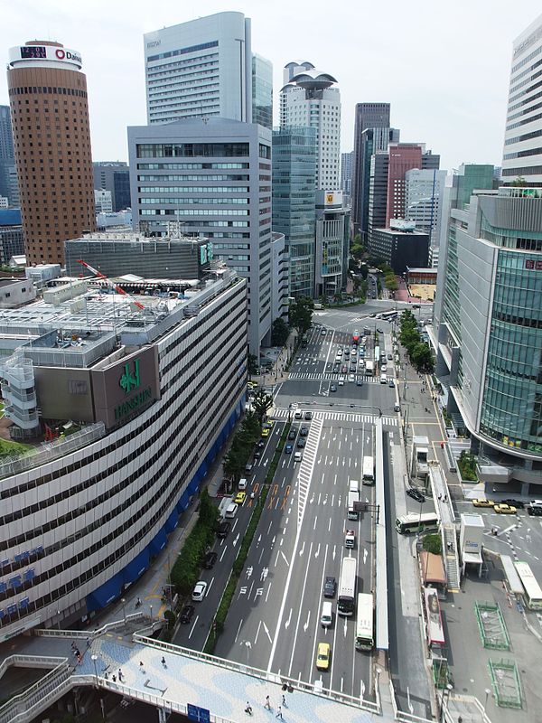 South of Osaka Station in Umeda