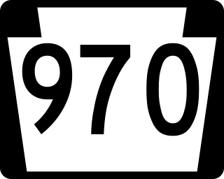 <span class="mw-page-title-main">Pennsylvania Route 970</span> State highway in Clearfield County, Pennsylvania, US