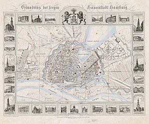 300px ppn611189666 grundriss der freyen hansastadt hamburg %281843%29