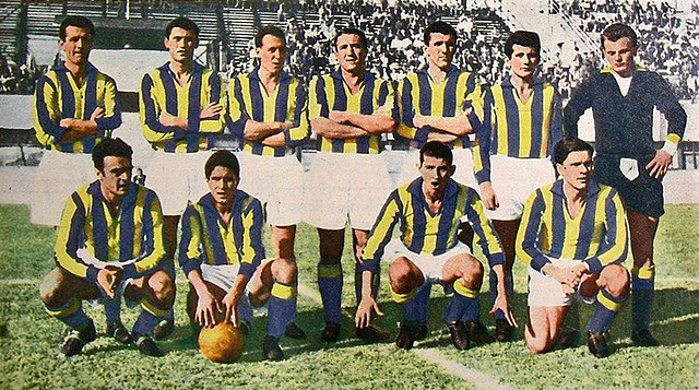 1956–57 Parma in Gialloblù shirt