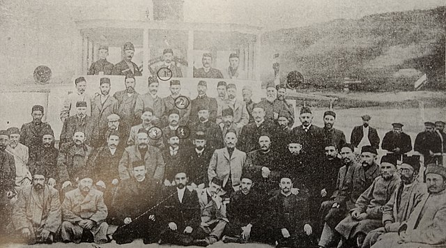 Participants of the first Congress of the Muslims of Russia