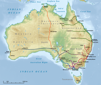 Folkeskole hårdtarbejdende frelsen Rail transport in Australia - Wikipedia