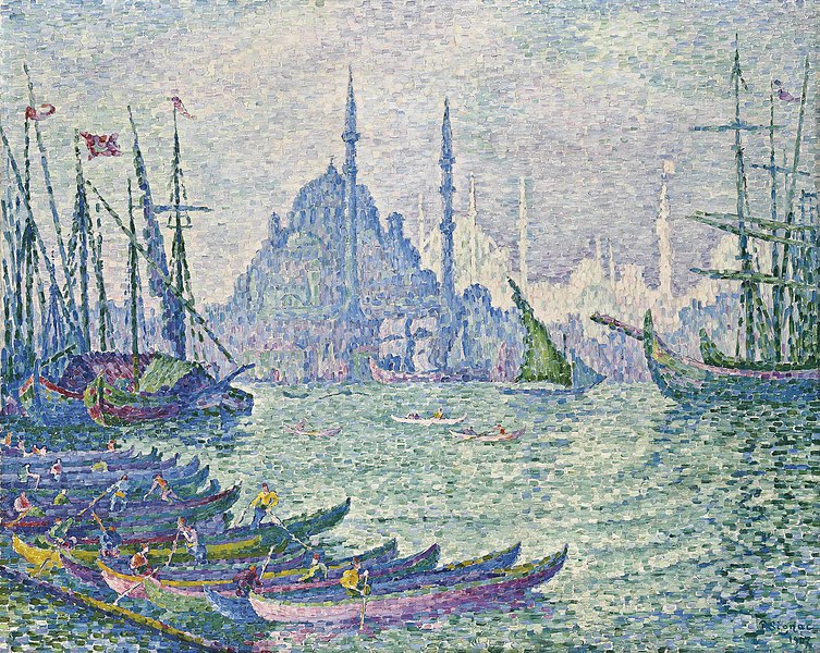 File:Paul Signac (1863-1935), La Corne d'or. Les Minarets. Christie's.jpg