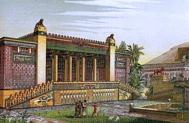 Representasi istana Darius I di Persepolis