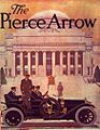 Publicité pour le constructeur automobile Pierce-Arrow, 1909