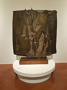 Specchio alienato, bronze, 1961