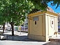 Placa a la restauración de la plaza de la Merced, 2023-01-23.