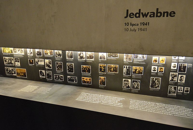 File:Pogrom w Jedwabnem Muzeum Historii Żydów Polskich.JPG