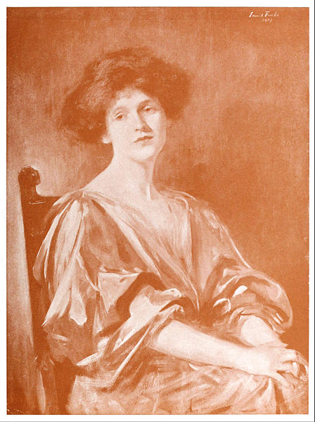 Portrait of Mrs Phil Benkard, by Emil Fuchs
