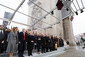 President Donald J. Trump and First Lady Melania Trump Visit France (44949999625).jpg