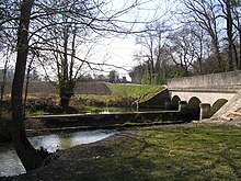 Foto vom Zusammenfluss von Antenne und Briou bei Prignac.