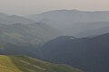 Munții Parâng văzuți de pe Transalpina
