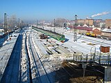 English: RZD Ramenskoe station. Rebuild in 2005 Русский: Станция Раменское РЖД. Перестройка 2005 года