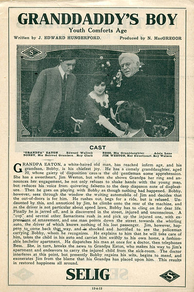 File:Release flier for GRANDDADDY'S BOY, 1913.jpg