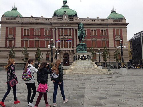 Republic Square in Belgrade