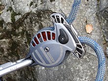 Belay device "Revo" by Wild Country (Oberalp) Revo Wild Country outdoor with rope.jpg