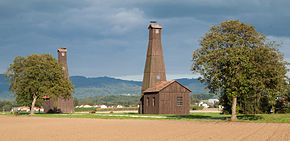 Stillgelegte Salzbohrtürme der Saline Riburg