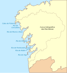 The Rias within Galicia