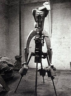 Rock Drill in Jacob Epstein's studio c.1913