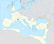 Roma İmparatorluğu - Alpes Cottiae (MS 125) .svg