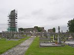 Round tower and ruined church, Tullaherin, Co. KIlkenny - geograph.org.uk - 207642.jpg