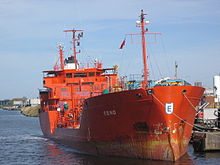 Tanker at Runcorn Docks RuncornTanker.jpg