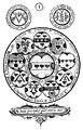 Titelblatt des Sälzerbuches von 1581. Das Wappen derer von Crispen im Kreis unten rechts