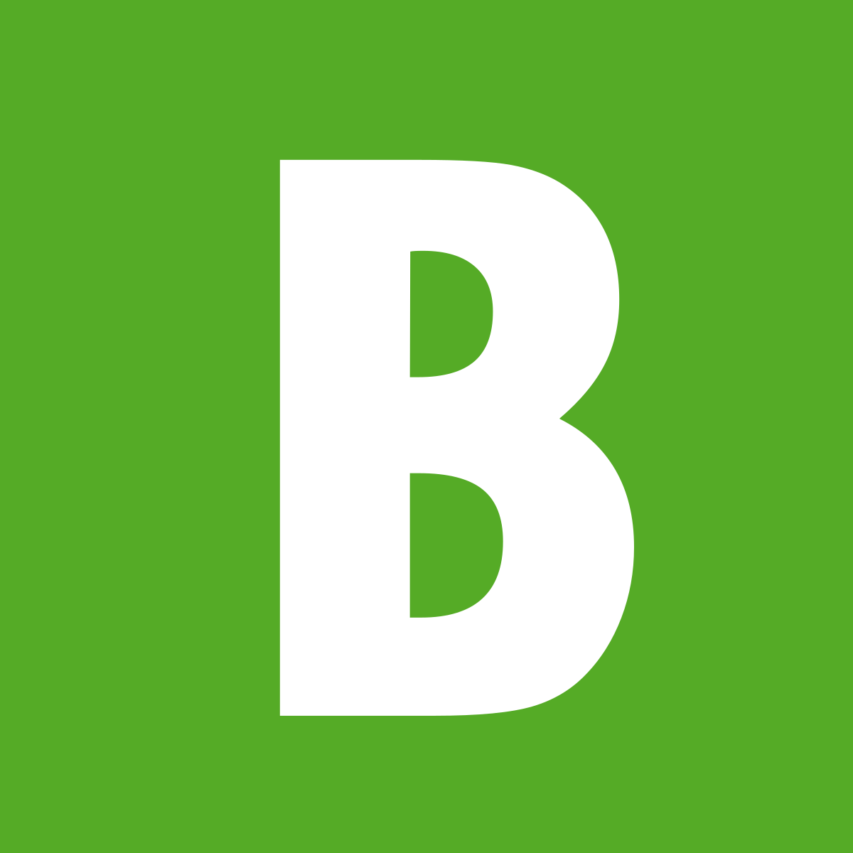 B svg. Letter b.