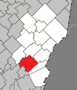 Location within Les Etchemins RCM.