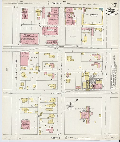 File:Sanborn Fire Insurance Map from Waco, McLennan County, Texas. LOC sanborn08803 003-7.jpg