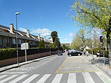 Sant Cugat del Vallès. Vista des d'un autobús.