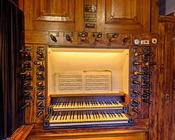 Speeltafel van het orgel