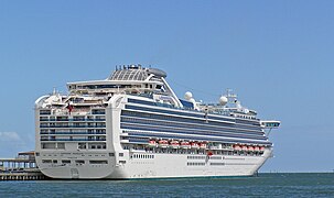 Sapphire Princess at Station Pier, Port Melbourne (One of the largest cruise ships in the world)