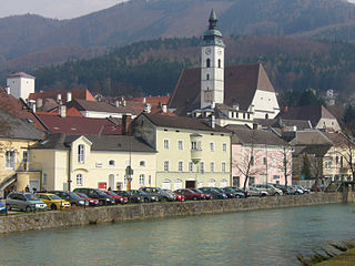 Scheibbs Place in Lower Austria, Austria