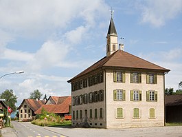 Schlattingen's school house and town hall