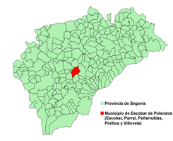 Extensión del municipio de Escobar de Polendos