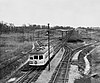 A Shaker Rapid car at the Warrensville Center Road Loop in 1936