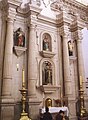 Side Altar with the Blessed Sacrament.