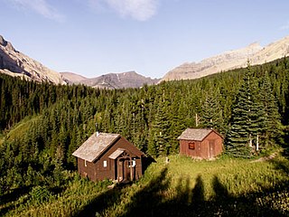 Slide Lake-Otatso Creek Patrol Cabin and Woodshed building in Montana, United States