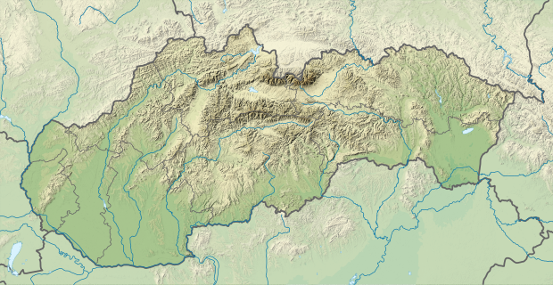 Outline of the Czechoslovak People's Army at the end of the Cold War is located in Slovakia