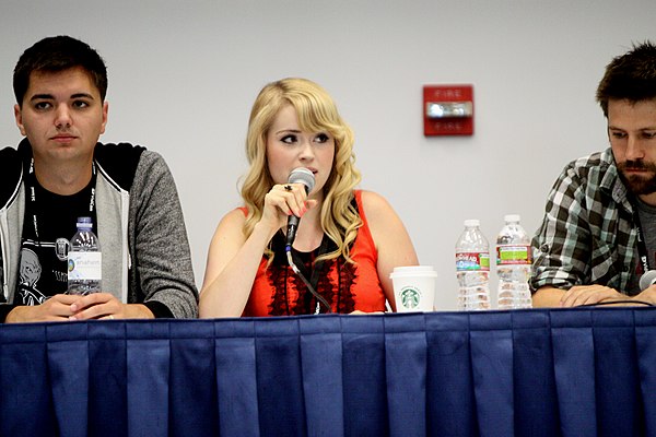 From left to right: Morgan, Newton, and Bereta, the original three hosts of SourceFed