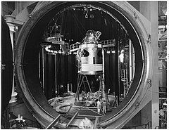 Space Environment Silumation Chamber with Apollo Spacecraft