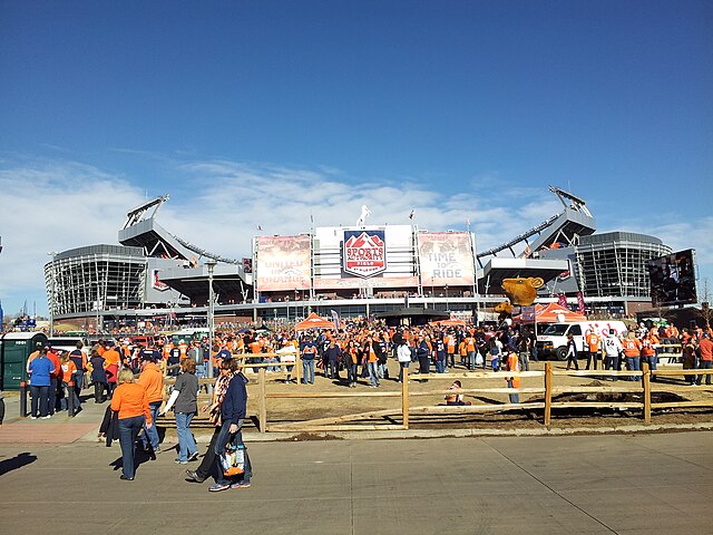 Image: Sports Authority Field at Mile High AFC Championship game